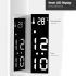 Lampe de bureau LED multifonctionnelle USB tactile avec calendrier et veilleuse design pliable portable