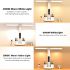 Lampe de bureau LED multifonctionnelle USB tactile avec calendrier et veilleuse design pliable portable