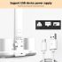 Lampe de bureau LED multifonctionnelle USB tactile avec calendrier et veilleuse design pliable portable