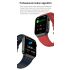 E500 Montre Intelligente Glycémie Homme, Moniteur ECG Tension Artérielle Température Corporelle, IP68 Smartwatch