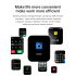 E500 Montre Intelligente Glycémie Homme, Moniteur ECG Tension Artérielle Température Corporelle, IP68 Smartwatch