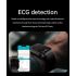 E500 Montre Intelligente Glycémie Homme, Moniteur ECG Tension Artérielle Température Corporelle, IP68 Smartwatch