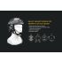 EARMOR M32 MOD1 Casque Tactique Casque de Tir avec Protection Auditive et Perception Environnementale
