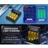 Chargeur USB LCD Intelligent pour Batteries Lithium Rechargeables 18650 3,7 V Écran LCD Gestion Efficace