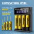 Chargeur USB LCD Intelligent pour Batteries Lithium Rechargeables 18650 3,7 V Écran LCD Gestion Efficace