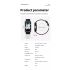 EP02 Smart Watch Glycémie ECG PPG Température Fréquence Cardiaque IPS HD Étanche Fitness Tracker Sommeil/HRV