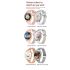 ET390 Montre Intelligente Femmes AMOLED Écran 360x360 Santé Appels Bluetooth Étanche ECG Smartwatch