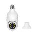 Ampoule Caméra de Surveillance 5G Wifi E27 Vision Nocturne Couleur Automatique Suivi Humain Audio Bidirectionnel