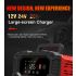 FOXSUR 20A Chargeur de Batterie Portable 12V-24V Réparation Automatique AGM LiFePO4 Performance Fiable