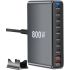 Chargeur USB-C 800W 10 ports GaN III Pro - Dual 140W PD PPS, MacBook, iPhone, multi-appareils