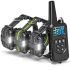 Collier d'entraînement chien électrique LCD télécommande animaux imperméable rechargeable niveaux ajustables