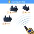 Collier de dressage chien électrique 2020 portée 1000m imperméable écran LCD niveaux ajustables rechargeable