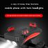 Lampe vélo multifonction 4 en 1 VTT phare LED USB support téléphone réglable powerbank sécurité cyclisme
