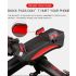 Lampe vélo multifonction 4 en 1 VTT phare LED USB support téléphone réglable powerbank sécurité cyclisme