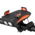 Lampe vélo multifonction 4 en 1 VTT phare LED USB support téléphone réglable powerbank sécurité cyclisme