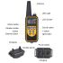 Collier d'entraînement pour chiens 800 m Collier imperméable et rechargeable avec écran LCD et vibrations ajustables