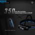 Lampe frontale IMALENT HT50 LED puissante double sources pour aventure camping éclairage extérieur rechargeable