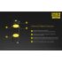 NITECORE NL1834R Batterie Rechargeable 18650 Micro-USB 3400mAh Haute Performance Sécurité Renforcée LED Aventure
