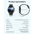 Montre Intelligente HW20 Appel Bluetooth ECG IP67, Écran IPS Rond 1.28