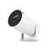 Projecteur HY300 Android WiFi 6 intelligent portable 1280x720P compact idéal home cinéma et bureau