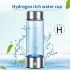 Générateur d'Hydrogène Tasse à Eau 420ml Verre Borosilicaté Hydratation Optimale Santé et Bien-être Portable