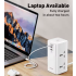 LDNIO Multiprise Tour Cube Parasurtenseur 70W USB-C/A UK US EU Adaptateur Universel Économie d'Espace