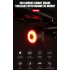 Gaciron LOOP-100 feu arrière vélo haute luminosité capteur de freinage sécurité cyclisme alliage d'aluminium
