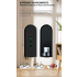 Mini pompe vélo polyvalente en alliage aluminium avec capteur pression haute précision et gonfleur rechargeable