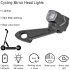Phare rétroviseur CarryBright CB800 visibilité cycliste alliage aluminium design bouton verrouillage vélo sécurité