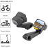 Phare rétroviseur CarryBright CB800 visibilité cycliste alliage aluminium design bouton verrouillage vélo sécurité