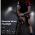 Phare rétroviseur CarryBright CB800 visibilité cycliste alliage aluminium design bouton verrouillage vélo sécurité