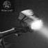Phare rétroviseur CarryBright CB800 visibilité cycliste alliage aluminium design bouton verrouillage vélo sécurité