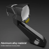 Phare rétroviseur CarryBright CB800 visibilité cycliste alliage aluminium design bouton verrouillage vélo sécurité