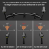 Phare rétroviseur CarryBright CB800 visibilité cycliste alliage aluminium design bouton verrouillage vélo sécurité