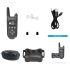 Collier d'entraînement pour chiens LCD imperméable rechargeable 3 modes ajustable 800m outil de formation