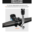 Guidon TOLOOKING ZF-ONE Vélo en Fibre de Carbone 31.8mm Noir Mat Largeur 580-760mm Haute Qualité Cyclisme