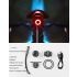 Feu arrière vélo ROCKBROS Q3 feu LED étanche IPX6 pour VTT cyclisme nocturne capteur de frein intelligent