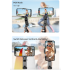 Q18 Selfie Stick Rotation 360 Prise de vue créative Trépied pour smartphones Photographie mobile innovante