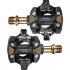 Pédales VTT SPD RACEWORK en acier chromé et carbone durable confort et performance pour cyclisme tout-terrain