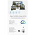 Ampoule Caméra de Surveillance 5G Wifi E27 Vision Nocturne Couleur Automatique Suivi Humain Audio Bidirectionnel