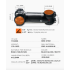Tige de guidon vélo TOSEEK 28.6mm-31.8mm aluminium carbone léger angle ajustable pour passionnés de VTT