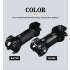 Tige de guidon vélo TOSEEK 28.6mm-31.8mm aluminium carbone léger angle ajustable pour passionnés de VTT