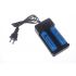 Chargeur UltraFire pour Piles Rechargeables 18650 26650 Charge Rapide Noir Compatibilité Universelle 3.6V 500mA