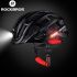 Casque Cyclisme ROCKBROS Ultraléger Casque Vélo Lumière Éclairage Intégré Chargement USB Protection Anti-Insectes