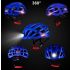 Casque Cyclisme ROCKBROS Ultraléger Casque Vélo Lumière Éclairage Intégré Chargement USB Protection Anti-Insectes