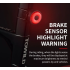 TOWILD TL03 Feu Arrière Vélo Intelligent LED Détection Freinage Automatique Étanche Accessoire Sécurité Cyclisme