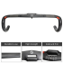 Guidon Tolooking carbone aérodynamique 400mm 420mm 440mm léger acheminement interne accessoires vélo route