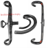 Guidon Tolooking carbone aérodynamique 400mm 420mm 440mm léger acheminement interne accessoires vélo route