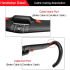 Guidon Tolooking carbone aérodynamique 400mm 420mm 440mm léger acheminement interne accessoires vélo route
