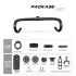 Tolooking TR5500 vélo de route tige en fibre de carbone guidon intégré ultra léger finition noir mat diamètre 28.6 mm